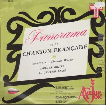 [Pochette de Panorama de la chanson franaise (Le CANTREL DE LYON)]