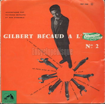 [Pochette de Gilbert Bcaud  l’Olympia n 2 (Gilbert BCAUD)]