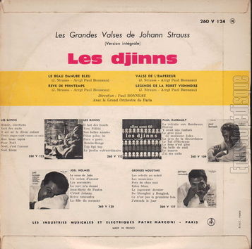 [Pochette de Les grandes valses viennoises (Les DJINNS) - verso]