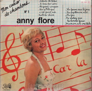 [Pochette de Mon cahier de chansons n 1 (Anny FLORE)]