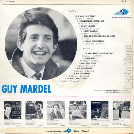 [Pochette de Guy Mardel (Guy MARDEL) - verso]