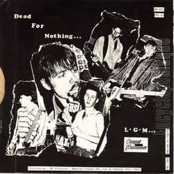 [Pochette de The NOODLES  Dead for nothing  (Les ANGLOPHILES) - verso]