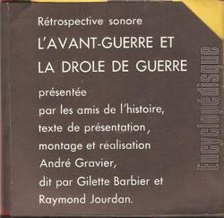 [Pochette de L’avant-guerre et la drle de guerre (DOCUMENT) - verso]