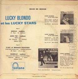 [Pochette de Sheila (Lucky BLONDO) - verso]