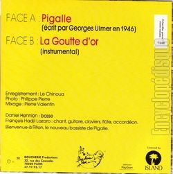 [Pochette de Pigalle (PIGALLE) - verso]