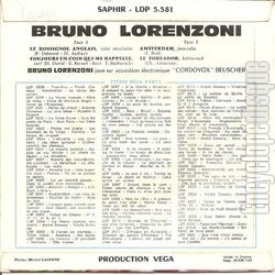 [Pochette de Toujours un coin qui me rappelle (Bruno LORENZONI) - verso]