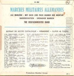 [Pochette de Marches militaires allemandes (DOCUMENT) - verso]