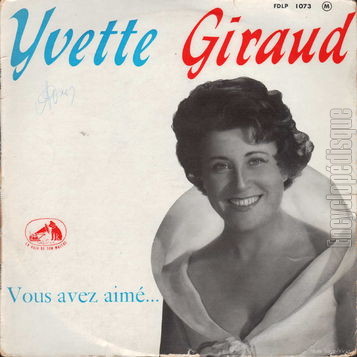 [Pochette de Vous avez aim… (Yvette GIRAUD)]