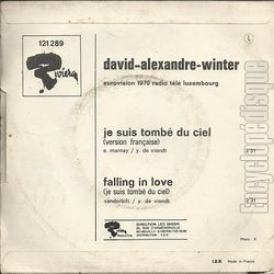 [Pochette de Je suis tomb du ciel (David Alexandre WINTER) - verso]