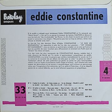 [Pochette de L’homme et l’enfant (Eddie CONSTANTINE) - verso]