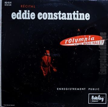 [Pochette de  l’Olympia (Eddie CONSTANTINE)]