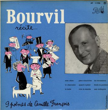 [Pochette de 9 pomes de Camille Franois (BOURVIL)]