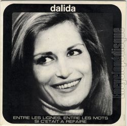 [Pochette de Entre les lignes, entre les mots (DALIDA)]