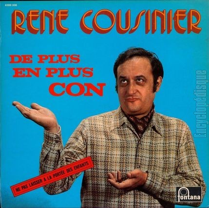 [Pochette de De plus en plus con (Ren COUSINIER)]