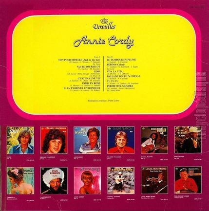 [Pochette de Vol. 1 (Annie CORDY) - verso]