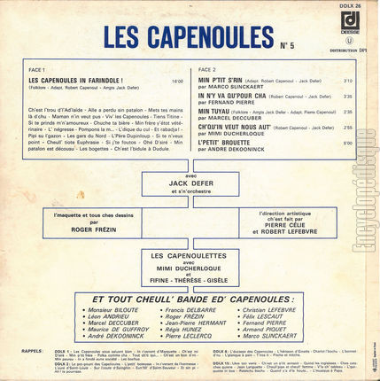 [Pochette de n 5 (Les CAPENOULES) - verso]