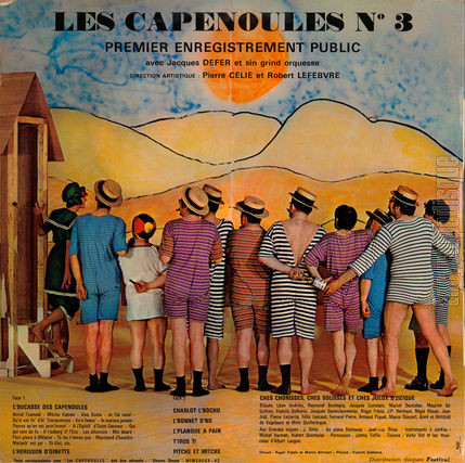 [Pochette de Premier enregistrement public - n 3 (Les CAPENOULES) - verso]