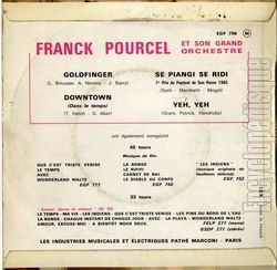 [Pochette de Goldfinger (Franck POURCEL) - verso]