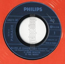 [Pochette de Alors je chante (Paul MAURIAT)]