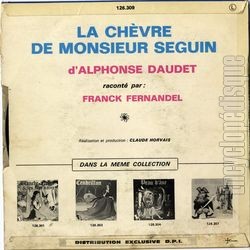 [Pochette de La chvre de Monsieur Seguin (JEUNESSE) - verso]