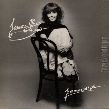 [Pochette de Je ne vous coute plus (Jeanne-Marie SENS)]