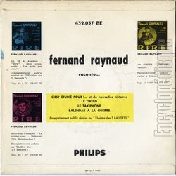 [Pochette de C’est tudi pour (Fernand RAYNAUD) - verso]