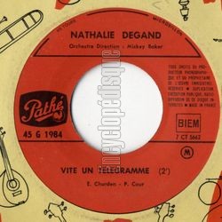 [Pochette de Lorsque tu mens (Nathalie DEGAND) - verso]