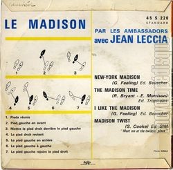 [Pochette de Madison (Les AMBASSADORS) - verso]