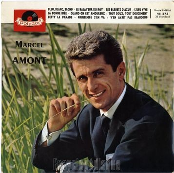 [Pochette de Bleu, blanc, blond (Marcel AMONT)]