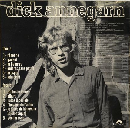 [Pochette de Anticyclone (Dick ANNEGARN) - verso]