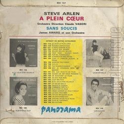 [Pochette de  plein cœur (Steve ARLEN) - verso]