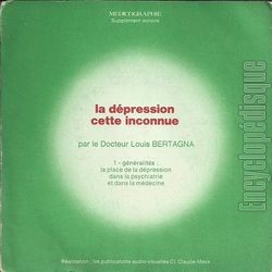 [Pochette de La dpression, cette inconnue (DOCUMENT)]