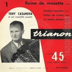 [Pochette de Reine de musette (Tony CASANOVA)]