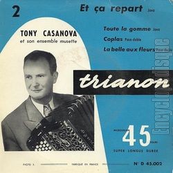 [Pochette de Et a repart (Tony CASANOVA)]