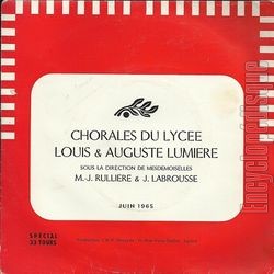 [Pochette de Chorale de l’internat (CHORALE DU LYCE LOUIS ET AUGUSTE LUMIRE)]