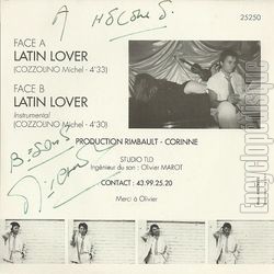 [Pochette de Latin lover (Michel COZZOLINO) - verso]