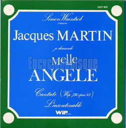 [Pochette de Mlle Angle (Jacques MARTIN)]