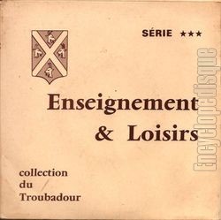 [Pochette de Enseignement et loisirs - srie *** (DOCUMENT)]