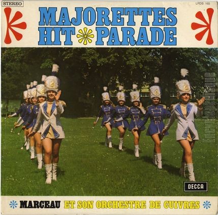 [Pochette de Majorettes hit parade (MARCEAU et son orchestre de cuivres)]