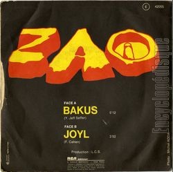 [Pochette de Bakus (ZAO) - verso]