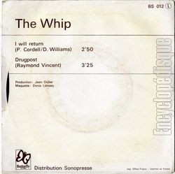 [Pochette de The WHIP  I will return  (Les ANGLOPHILES) - verso]