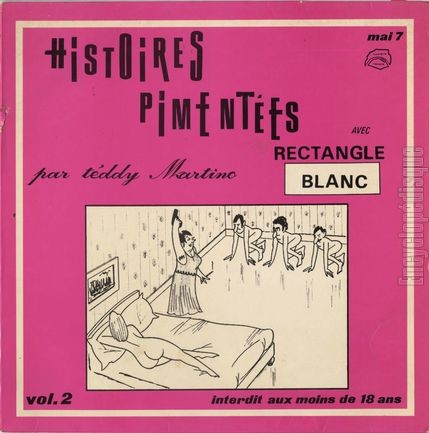 [Pochette de Histoires pimentes avec rectangle blanc vol. 2 (Tddy MARTINO)]