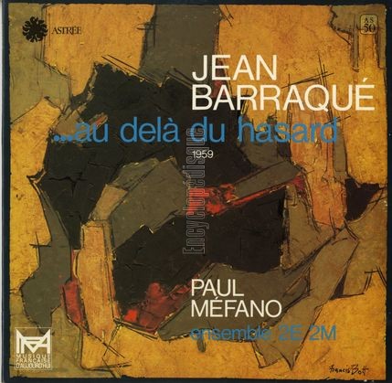 [Pochette de …au-del du hasard (Jean BARRAQU)]