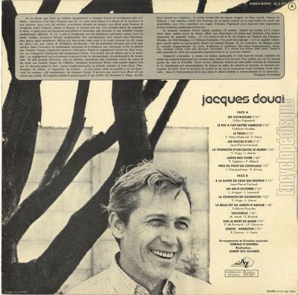 [Pochette de Jacques Douai (Jacques DOUAI) - verso]