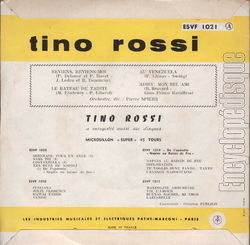 [Pochette de Reviens, reviens-moi (Tino ROSSI) - verso]