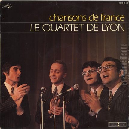 [Pochette de Chansons de France (Le QUARTET DE LYON)]