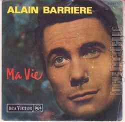 [Pochette de Ma vie (Alain BARRIRE)]