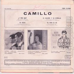 [Pochette de  Y por que ? (CAMILLO) - verso]