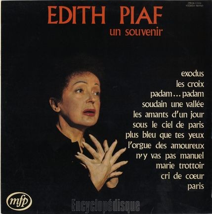 [Pochette de dith Piaf, un souvenir (dith PIAF)]