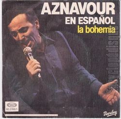 [Pochette de Venecia sin ti (version espagnole) (Charles AZNAVOUR) - verso]